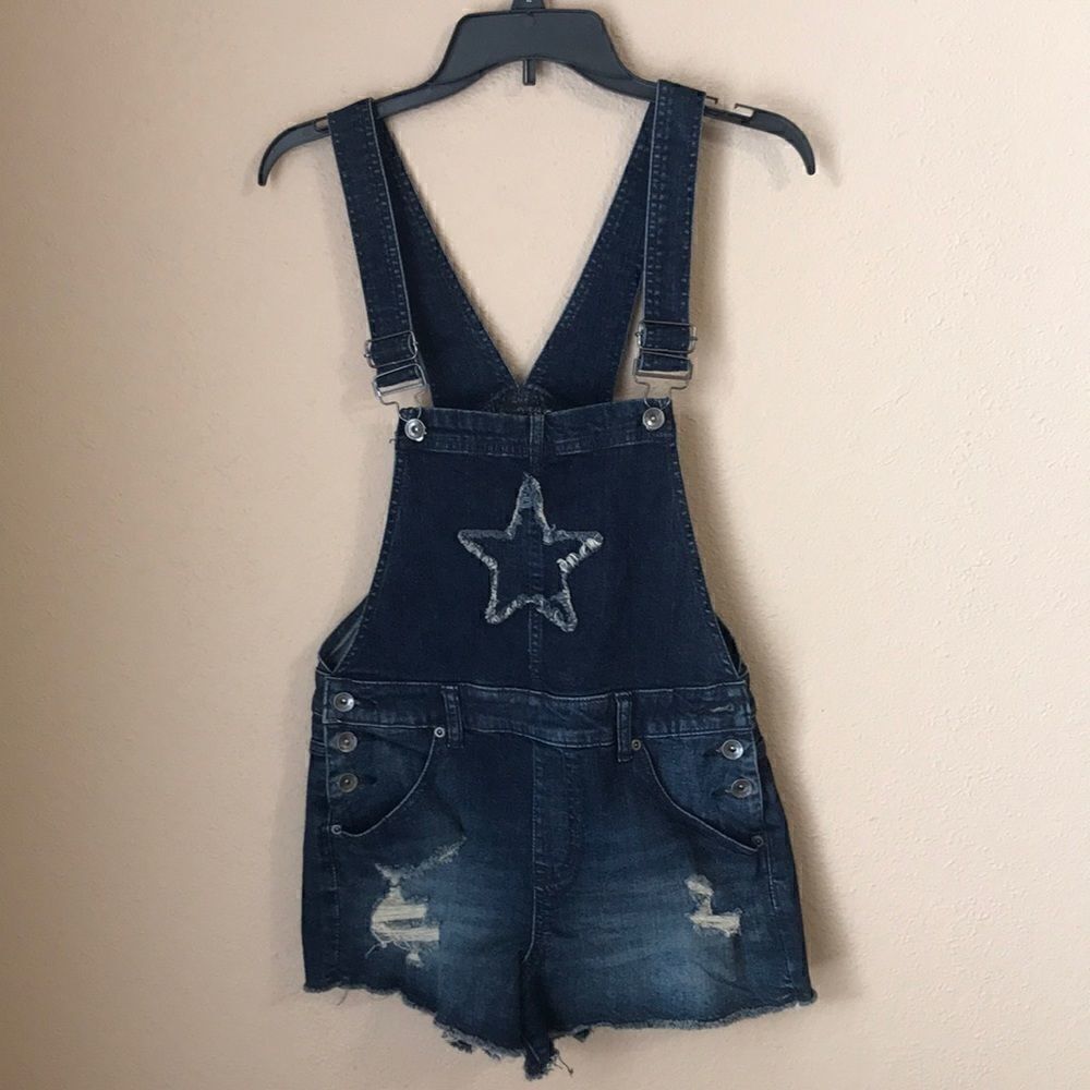 Blackheart Overalls Indigo Star Denim